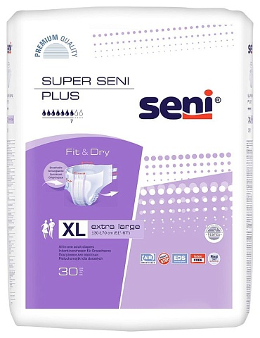 Подгузники для взрослых Seni Super Plus №30 (ЧЗ)