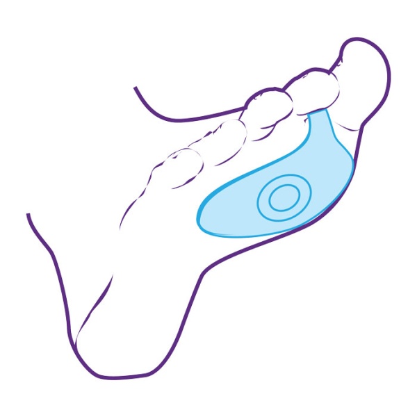Подушечка плюсневая Trives СТ-33 силиконовая