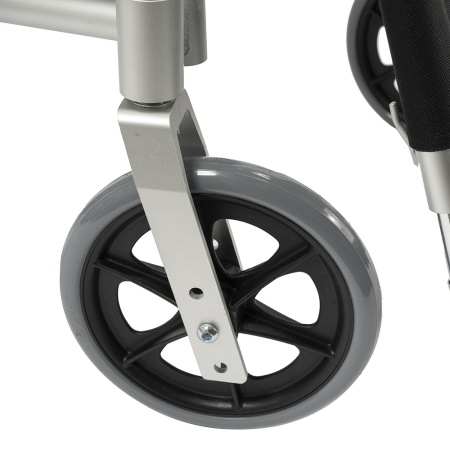 Коляска инвалидная Barry A8 с откидными подлокотниками (пневматические колеса) до 110 кг (ЧЗ)