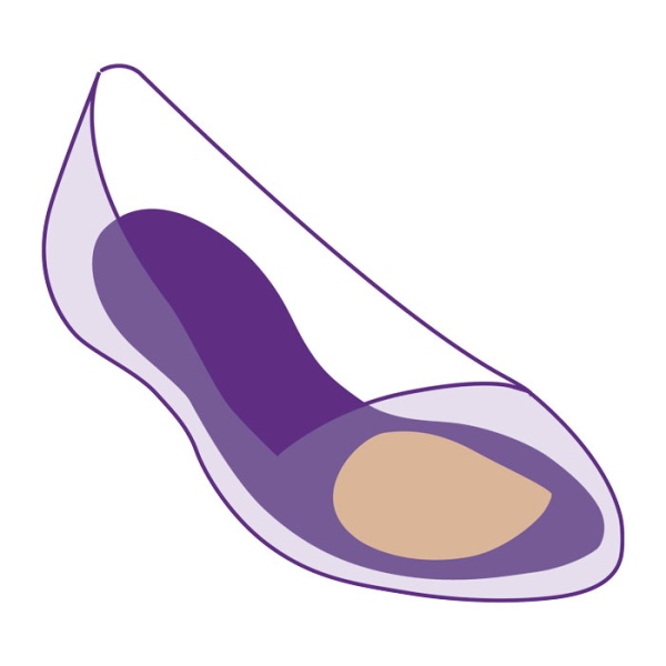 Вкладыши Trives СТ-232 ортопедические под передний отдел стопы 