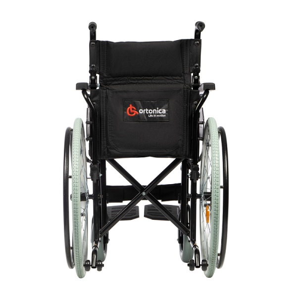 Коляска инвалидная Ortonica Base 400 PU/18 (45см) с откидными подлокотниками до 130 кг (ЧЗ)