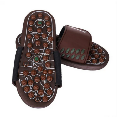 Массажёр рефлекторный для стоп в виде тапочек KW-313G