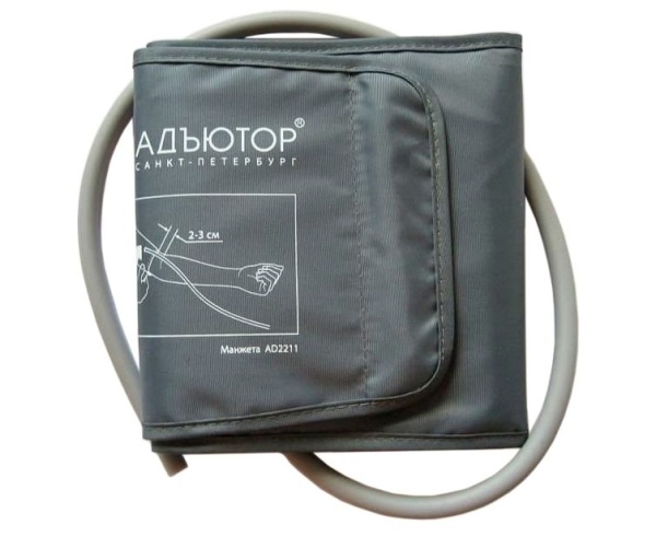 Манжета Адъютор AD2213 латексная увеличенная с 1 трубкой (36-54 см)