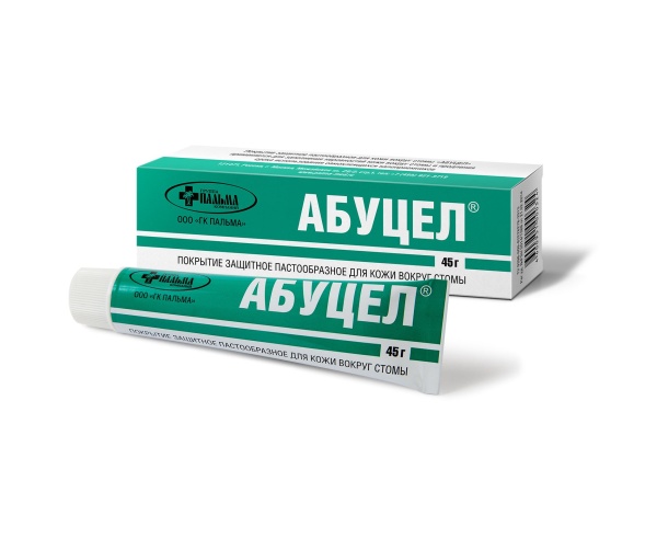 Паста Абуцел для защиты и выравнивания кожи вокруг стомы 45 гр