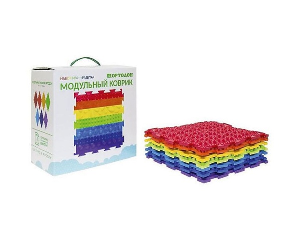 Коврик массажный Набор №4 (трава,шипы,камешки,шишки,островок,колючки,желуди)