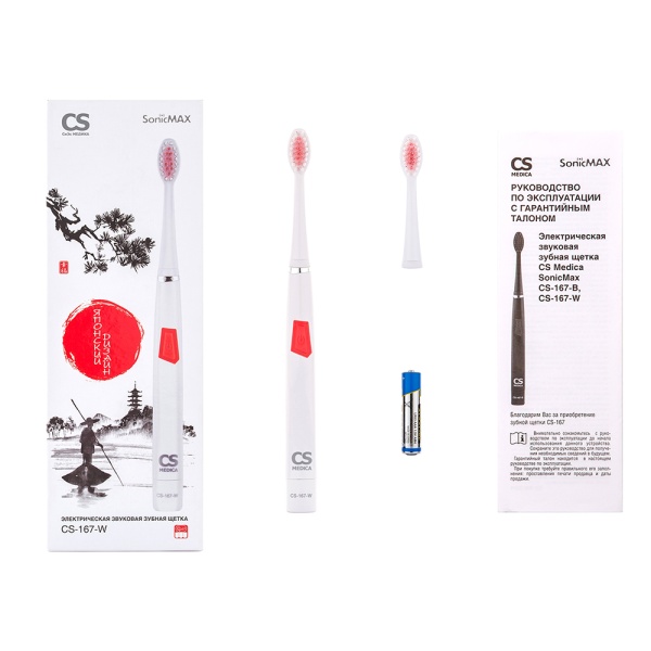 Щетка зубная CS Medica SonicMax CS-167 электрическая звуковая