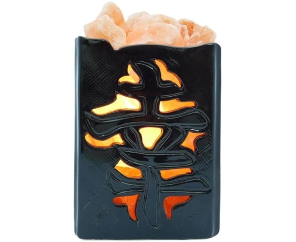 Лампа солевая Иероглиф Любовь и Счастье