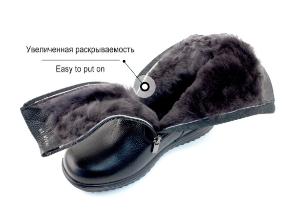 Сапоги женские ортопедические RICOSS 84231001/59 (зимние) (ЧЗ)
