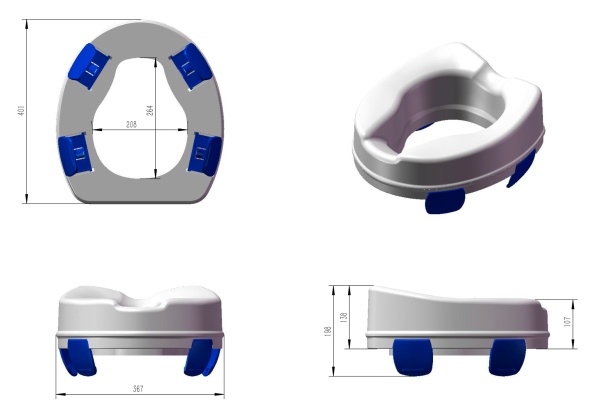 Насадка на унитаз Мега-Оптим SC721