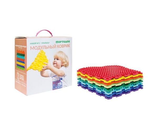 Коврик массажный Набор №2 (трава,шипы,камешки,шишки)