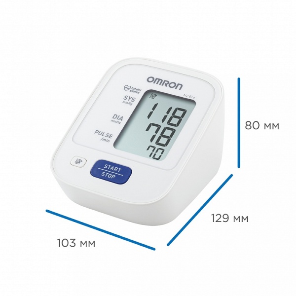 Тонометр Omron M2 Eco (ARU) с адаптером 