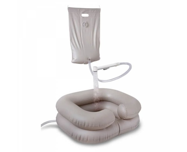 Подголовник надувной для мытья головы 61017