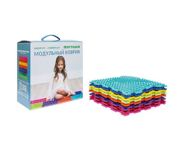 Коврик массажный Набор №1 (камни,трава,шипы,елочка,шишки)