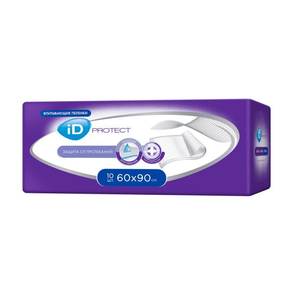 Простыни АйДи впитывающие 60*90 №10 (ЧЗ)