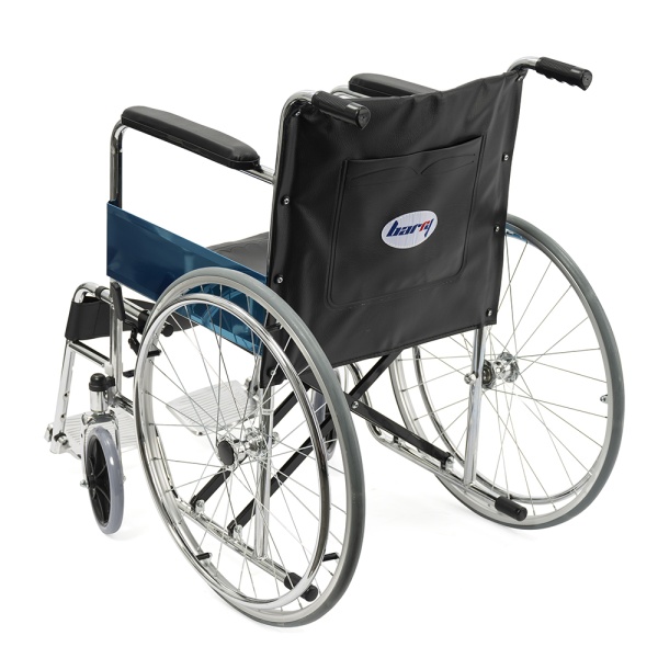 Коляска инвалидная Barry A1 (литые колеса) до 100кг (46 см) (ЧЗ)