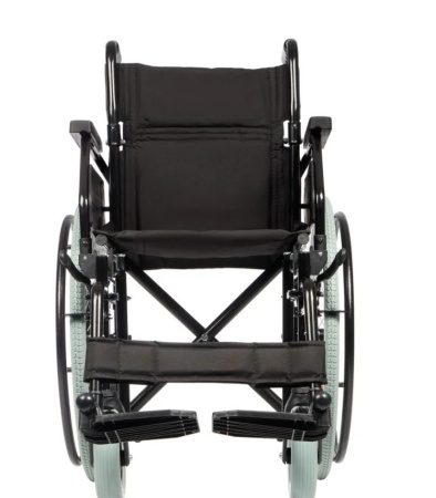 Коляска инвалидная Ortonica Base 400 PU/19 (48см) с откидными подлокотниками до 130 кг (ЧЗ)