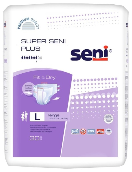Подгузники для взрослых Seni Super Plus №30 (ЧЗ)