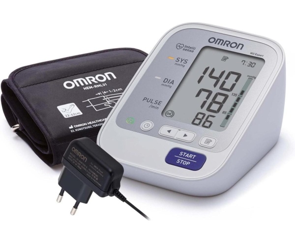 Тонометр Omron M3 Expert с адаптером и универсальной манжетой