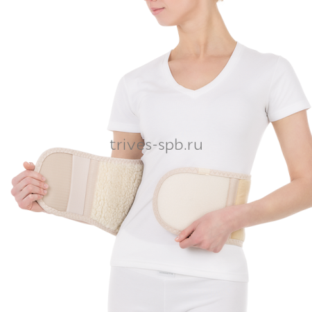 Бандаж противорадикулитный Trives Т.25.02 (Т-1682) овечья шерсть (ЧЗ)