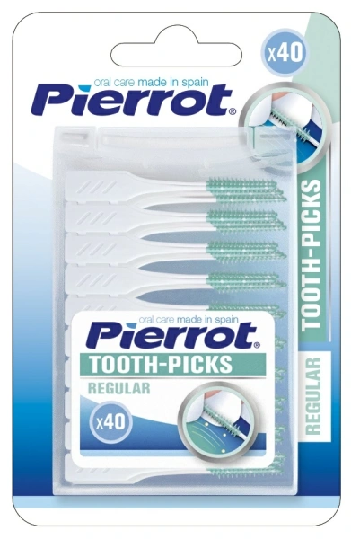 Ершики-зубочистки межзубные Pierrot Toothpicks 40шт 1392
