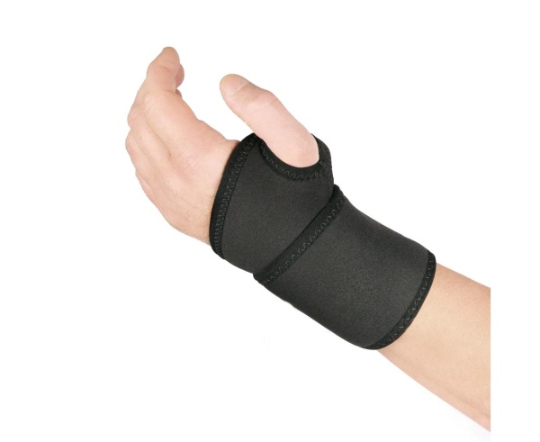 Бандаж на лучезапястный сустав WS-EF с фиксацией большого пальца (ЧЗ)