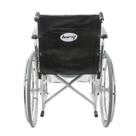 Кресло-каталка c санитарным оснащением Barry W5 (литые колеса) до 120кг (ЧЗ)