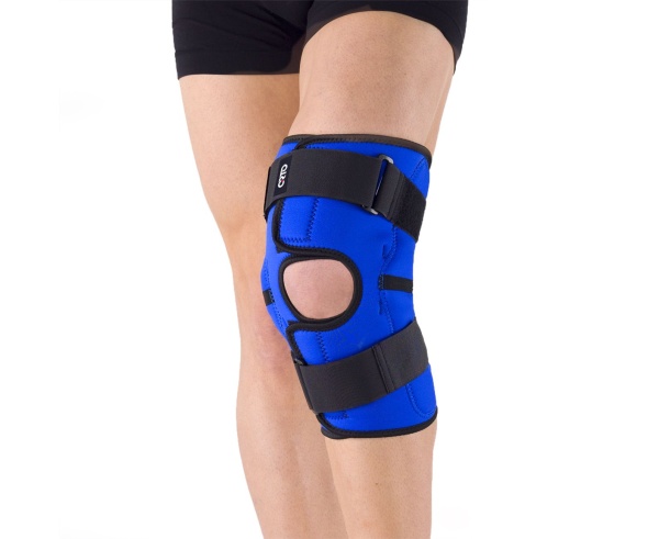 Бандаж на коленный сустав NKN-149 с шаровыми шарнирами разъемный (ЧЗ)