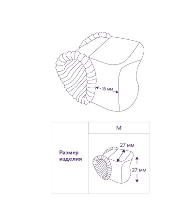 Перегородка межпальцевая Trives СТ-54 с петлей на первый палец 