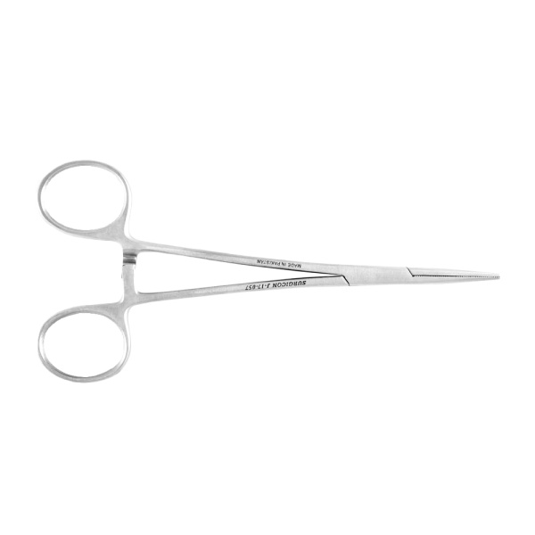 Зажим 150 мм прямой кровоостанавливающий Москит J-17-057