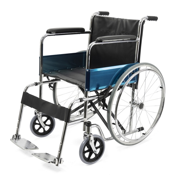 Коляска инвалидная Barry A1 (литые колеса) до 100кг (46 см) (ЧЗ)