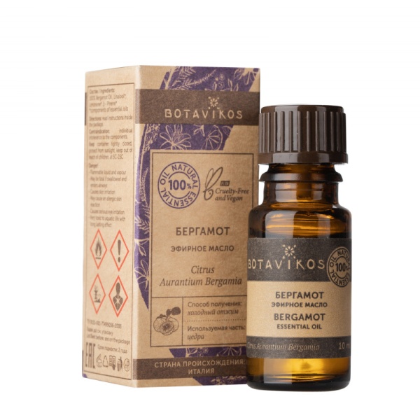 Масло Бергамот эфирное "Botavikos" 10 мл