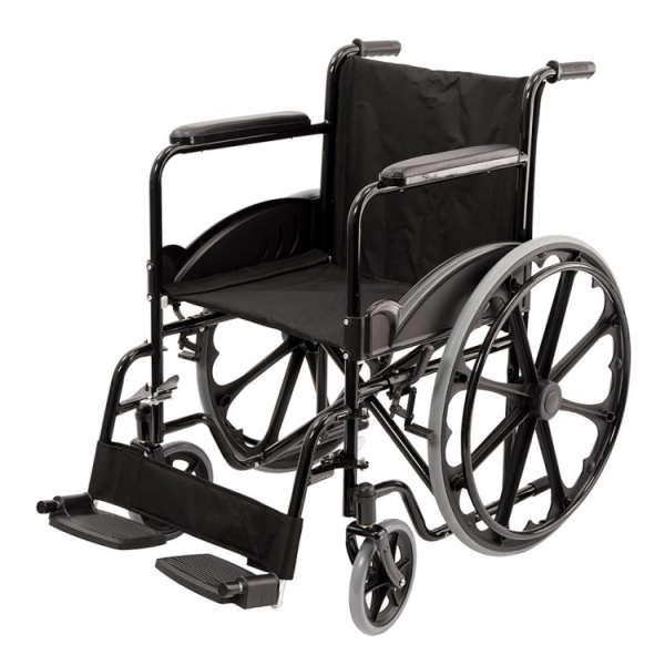 Коляска инвалидная Barry D5 (литые колеса) до 100 кг (ЧЗ)