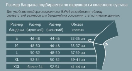 Бандаж B.Well W-3320 на коленный сустав с шарнирами разъемный (ЧЗ)