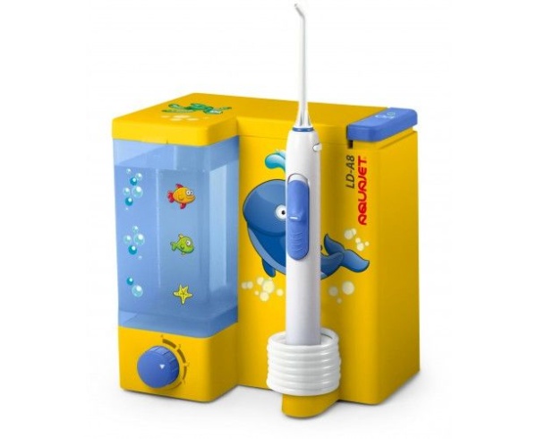Ирригатор полости рта AQUAJET LD-A8 (семейный, желтый)