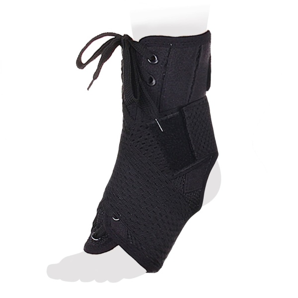 Бандаж на голеностопный сустав AS-ST/M со шнуровкой, разъем сзади (ЧЗ)
