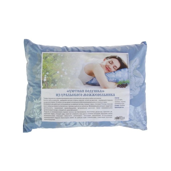 Подушка "Уютная" из уральского можжевельника 40*50