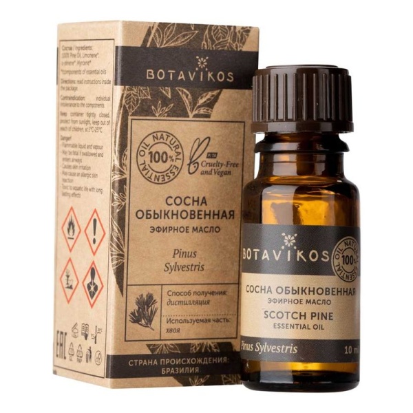 Масло Сосна эфирное "Botavikos" 10 мл