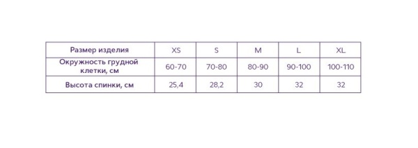 Корректор осанки КК-10 (ЧЗ)