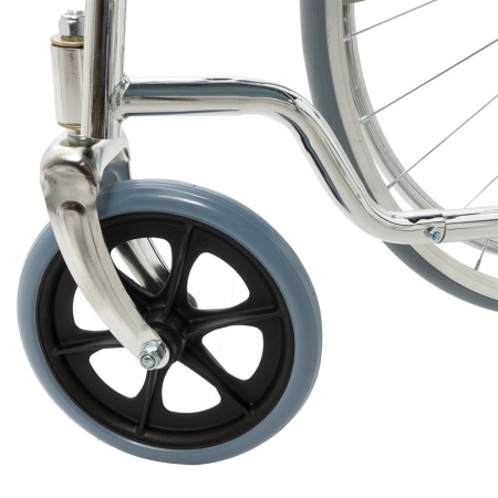 Кресло-каталка c санитарным оснащением Barry W5 (литые колеса) до 120кг (ЧЗ)