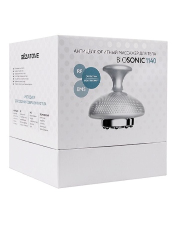 Прибор Gezatone Bio Sonic-1140 RF+Cavitation+EMS для ухода за кожей  1301229