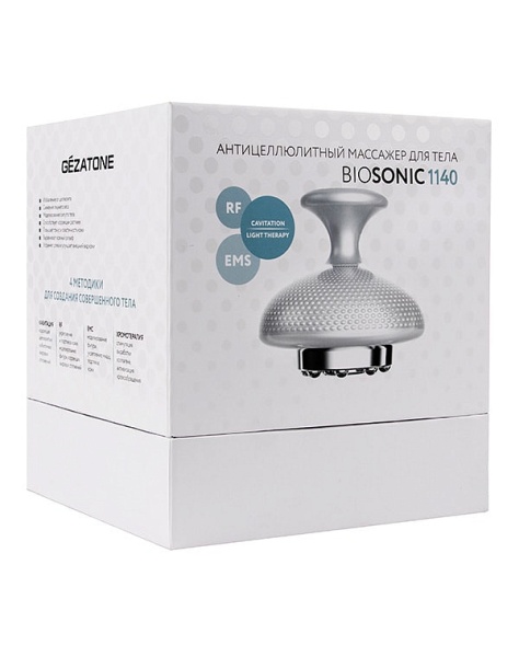 Прибор Gezatone Bio Sonic-1140 RF+Cavitation+EMS для ухода за кожей  1301229