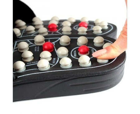 Массажёр рефлекторный для стоп в виде тапочек KW-313E M (Р.39-41)