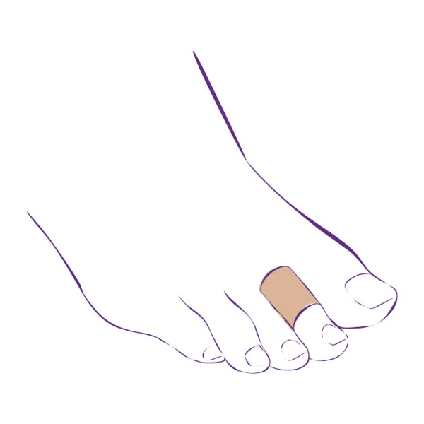 Протектор Trives СТ-65 защитный для пальцев стопы 